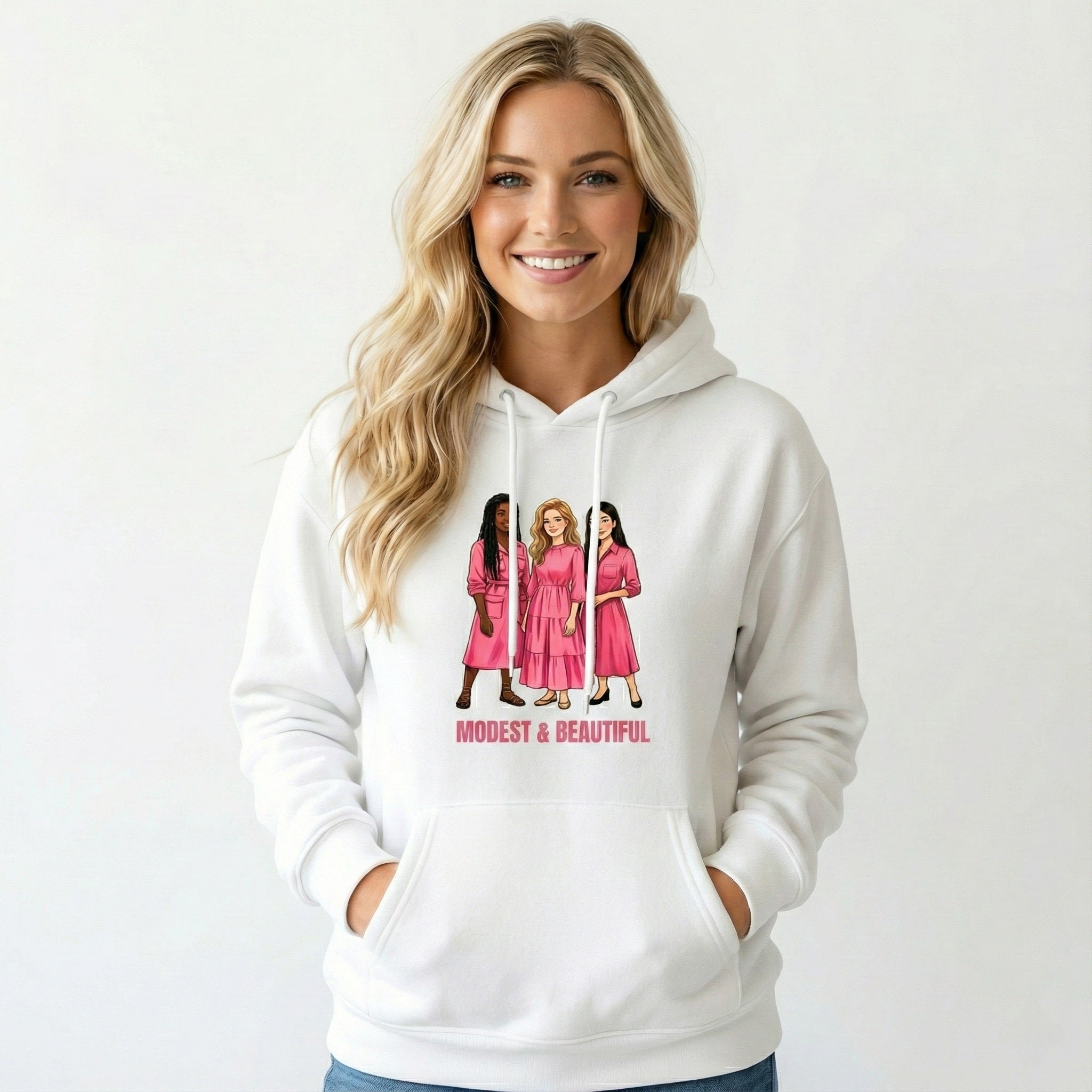 Women's "MODEST & BEAUTIFUL" Hoodie