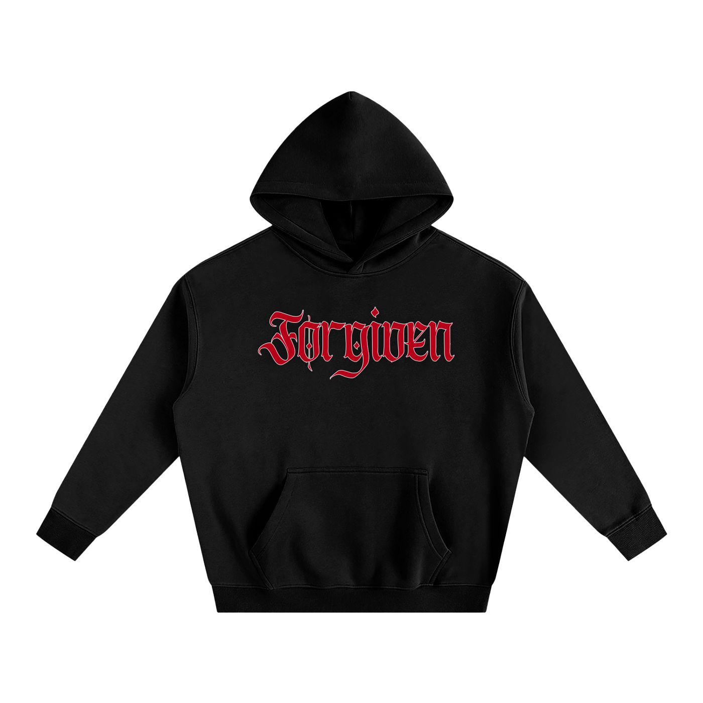 FORGIVEN - Oversize Fleeced Hoodie