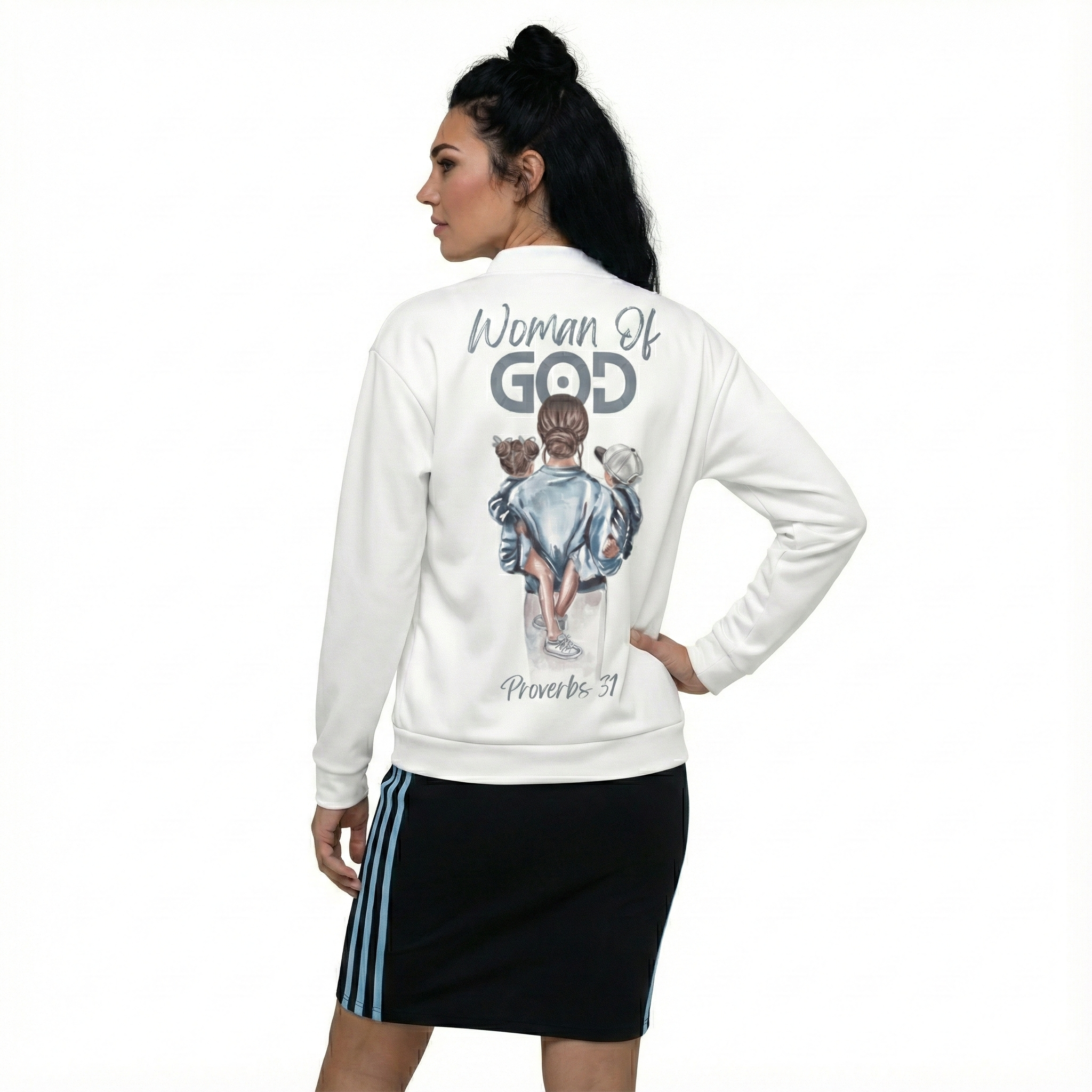 Proverbs 31 Woman - Bomber Jacket